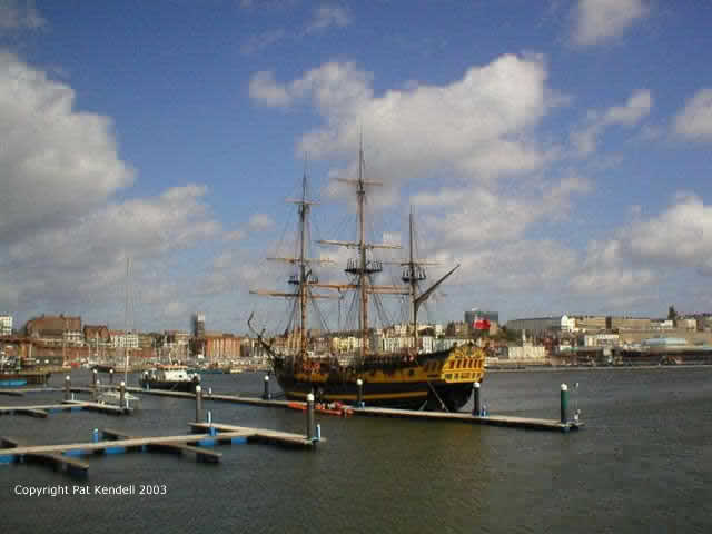 The Grand Turk in Ramsgate Harbour