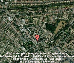Sattelite image of Birchington, Kent, England